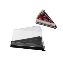 Clear PET Small Triangle Slice Plastic Cake Boxes